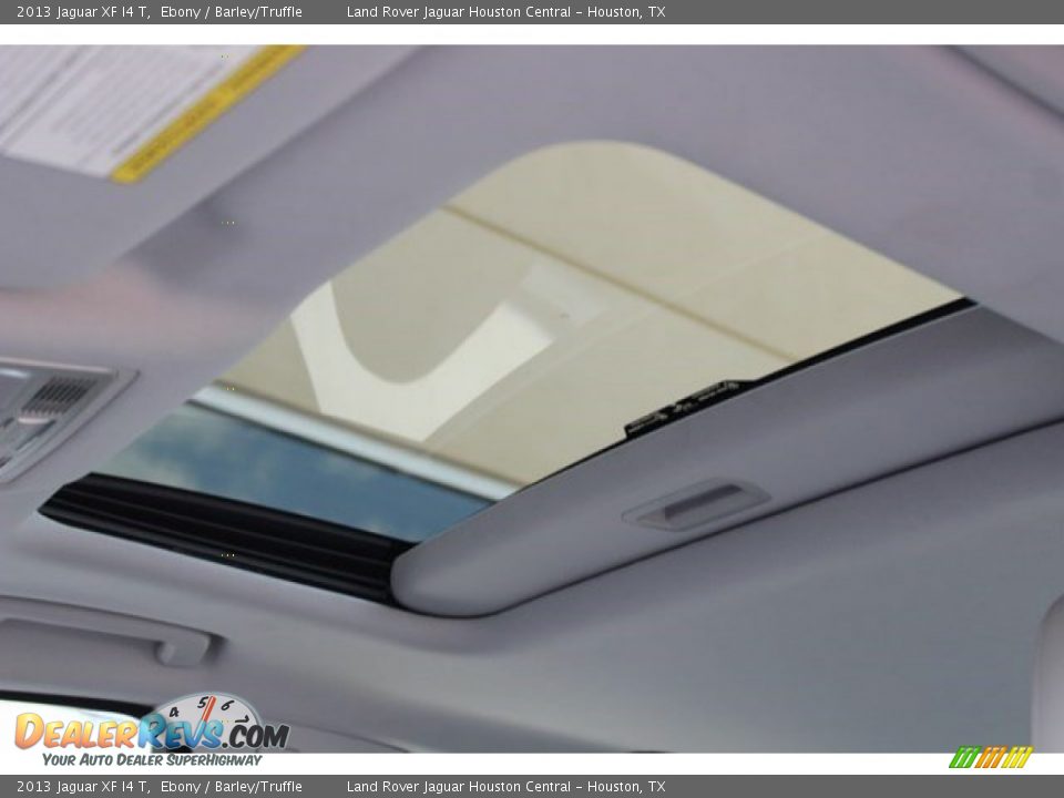 2013 Jaguar XF I4 T Ebony / Barley/Truffle Photo #34