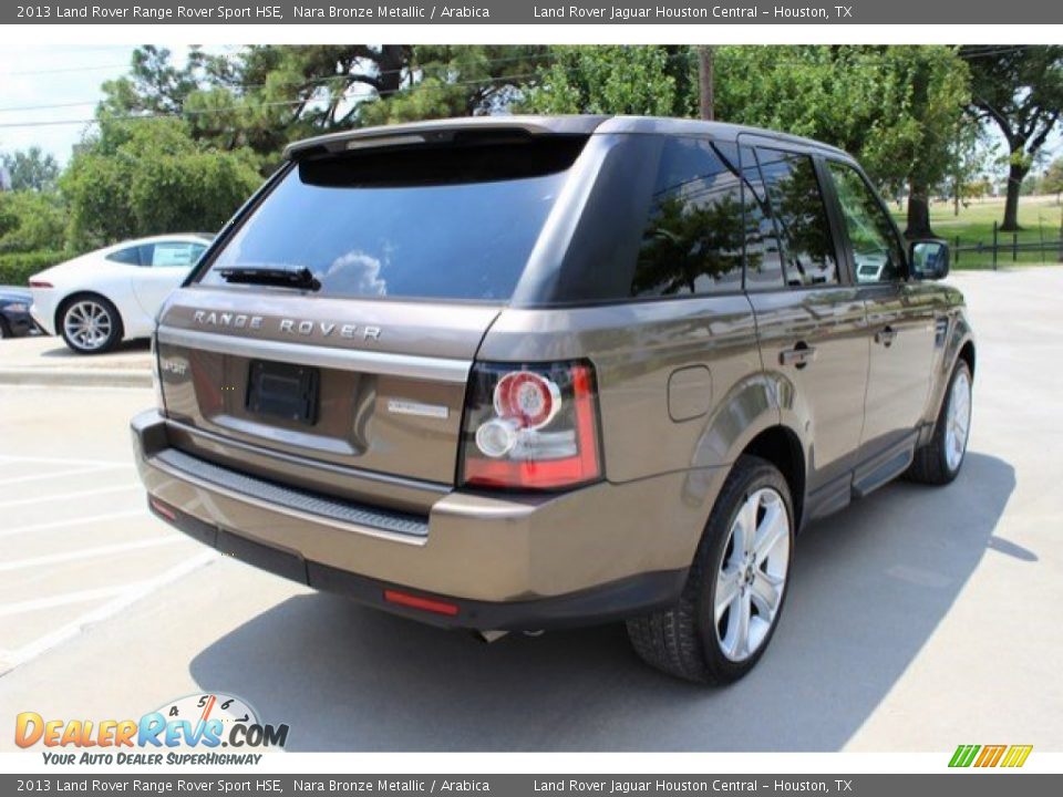 2013 Land Rover Range Rover Sport HSE Nara Bronze Metallic / Arabica Photo #10