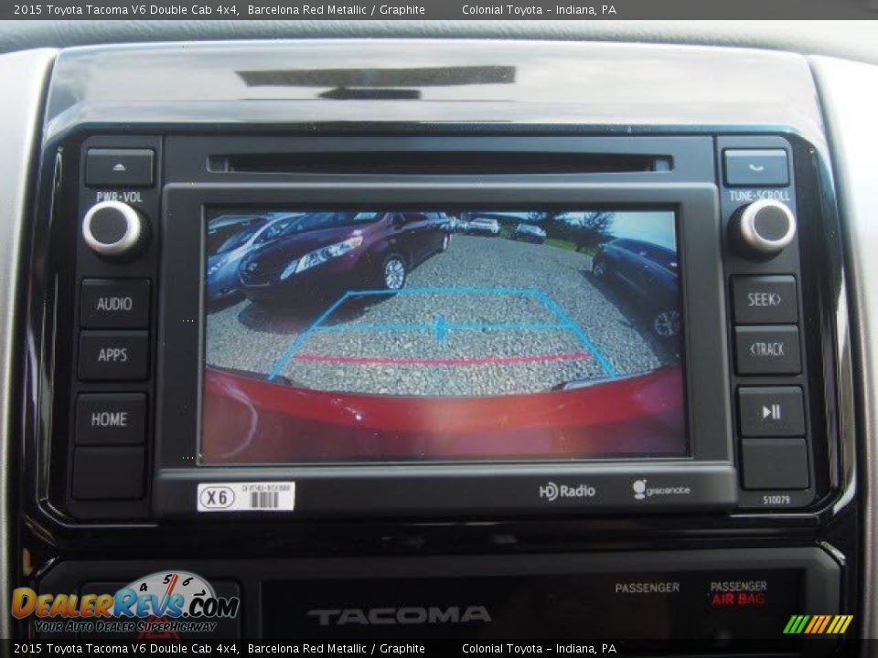 2015 Toyota Tacoma V6 Double Cab 4x4 Barcelona Red Metallic / Graphite Photo #8