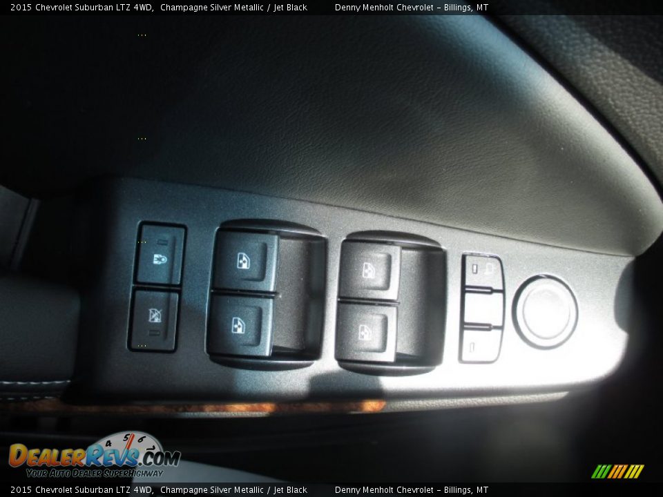 2015 Chevrolet Suburban LTZ 4WD Champagne Silver Metallic / Jet Black Photo #18