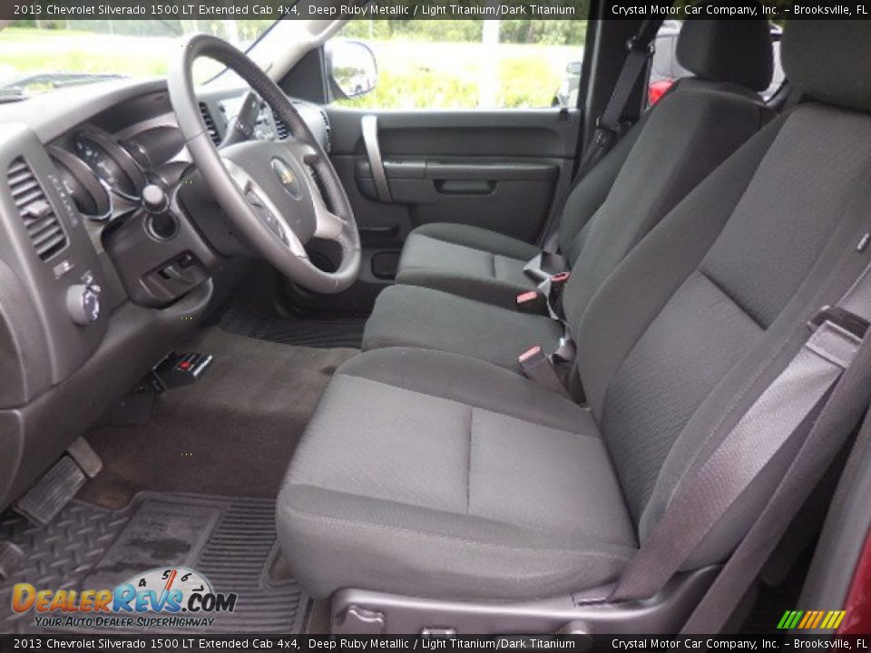 2013 Chevrolet Silverado 1500 LT Extended Cab 4x4 Deep Ruby Metallic / Light Titanium/Dark Titanium Photo #4