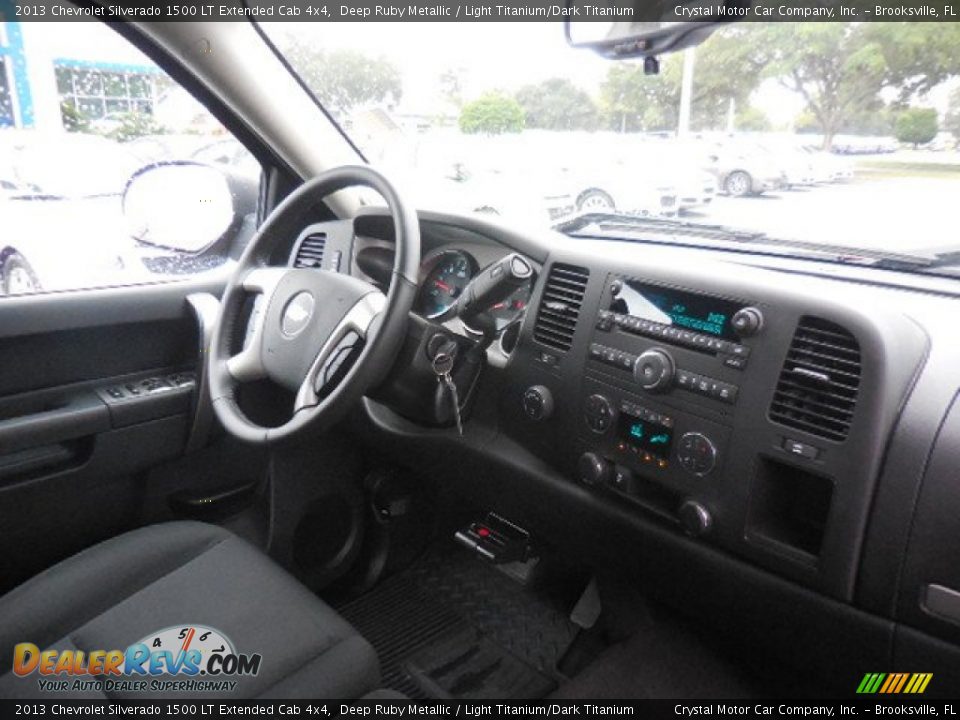 2013 Chevrolet Silverado 1500 LT Extended Cab 4x4 Deep Ruby Metallic / Light Titanium/Dark Titanium Photo #11