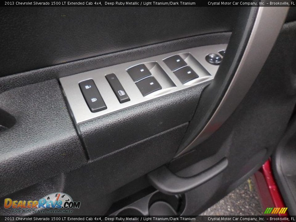 2013 Chevrolet Silverado 1500 LT Extended Cab 4x4 Deep Ruby Metallic / Light Titanium/Dark Titanium Photo #17