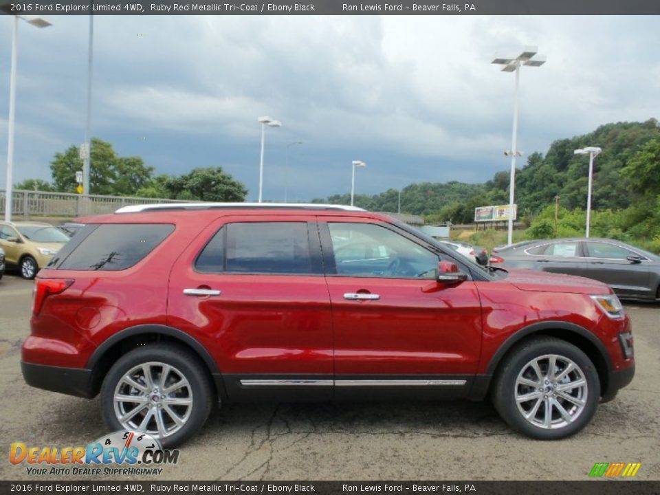 Ruby Red Metallic Tri-Coat 2016 Ford Explorer Limited 4WD Photo #1