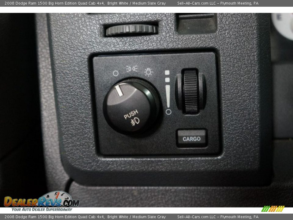 2008 Dodge Ram 1500 Big Horn Edition Quad Cab 4x4 Bright White / Medium Slate Gray Photo #25