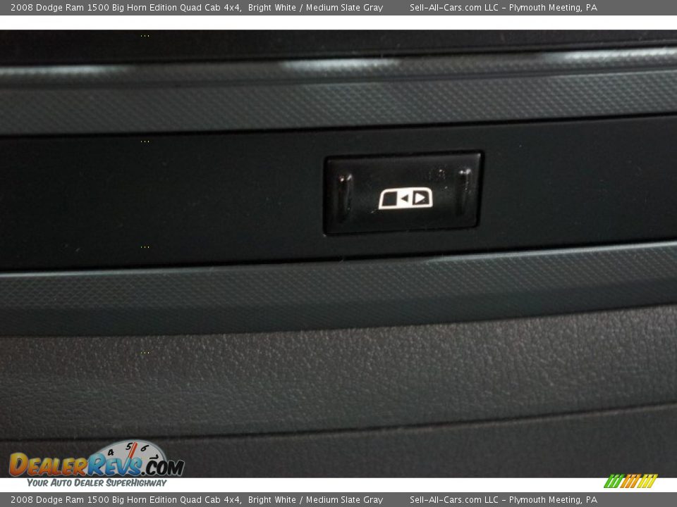 2008 Dodge Ram 1500 Big Horn Edition Quad Cab 4x4 Bright White / Medium Slate Gray Photo #30