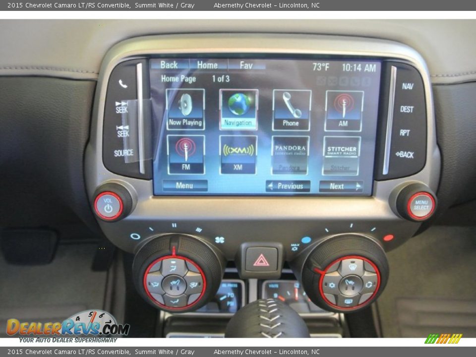 Controls of 2015 Chevrolet Camaro LT/RS Convertible Photo #18