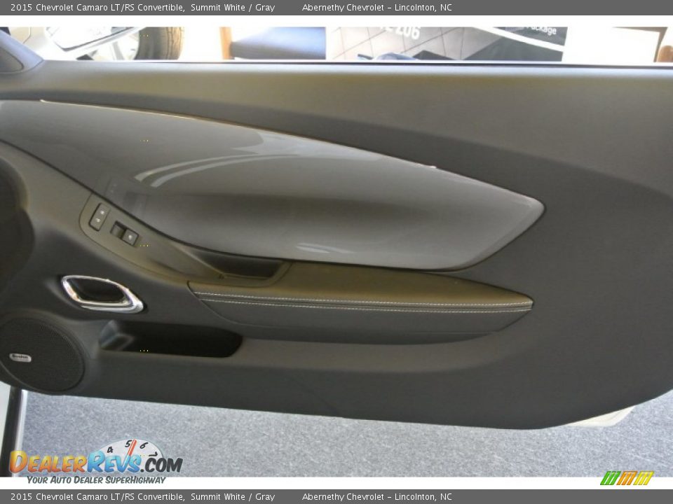 Door Panel of 2015 Chevrolet Camaro LT/RS Convertible Photo #26