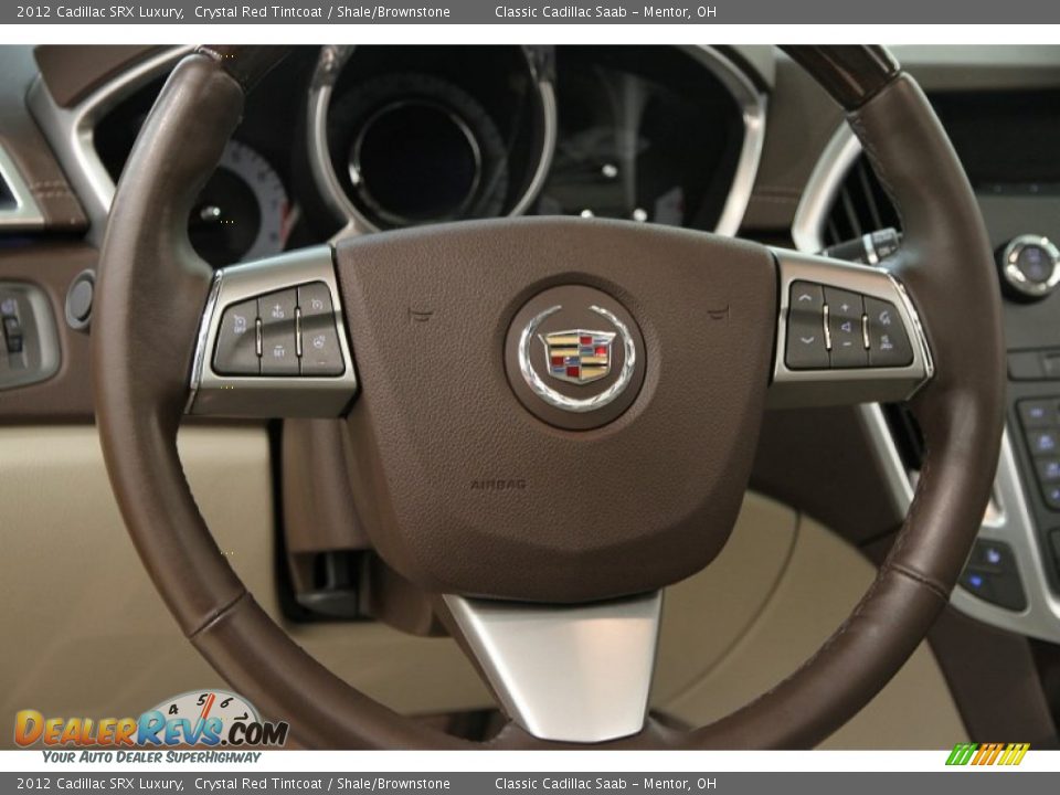 2012 Cadillac SRX Luxury Steering Wheel Photo #7