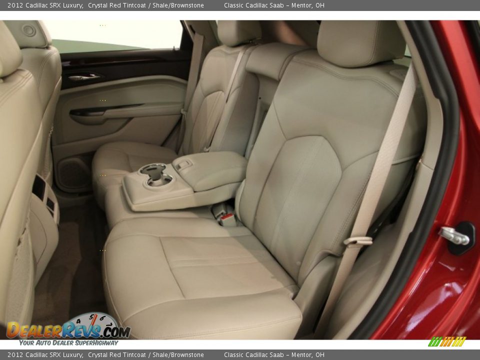 2012 Cadillac SRX Luxury Crystal Red Tintcoat / Shale/Brownstone Photo #16