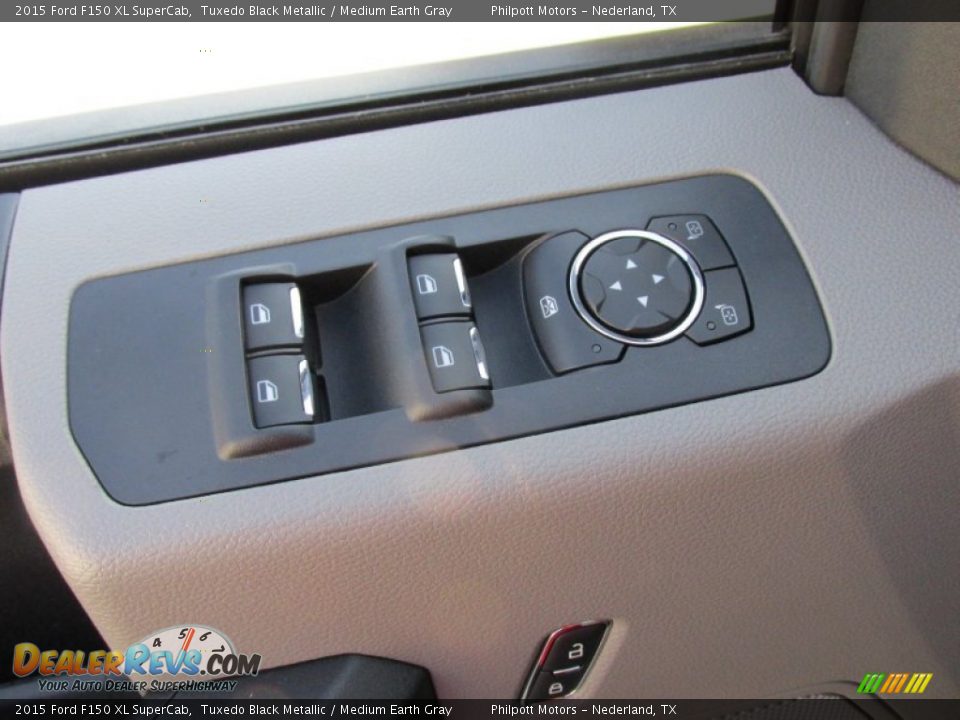 2015 Ford F150 XL SuperCab Tuxedo Black Metallic / Medium Earth Gray Photo #20