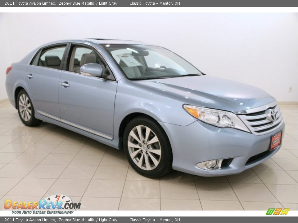 2011 Toyota Avalon Limited Zephyr Blue Metallic / Light Gray Photo #1