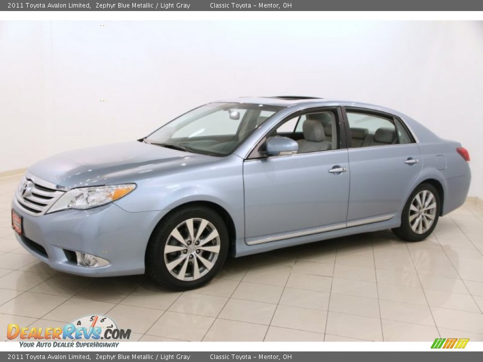 2011 Toyota Avalon Limited Zephyr Blue Metallic / Light Gray Photo #3