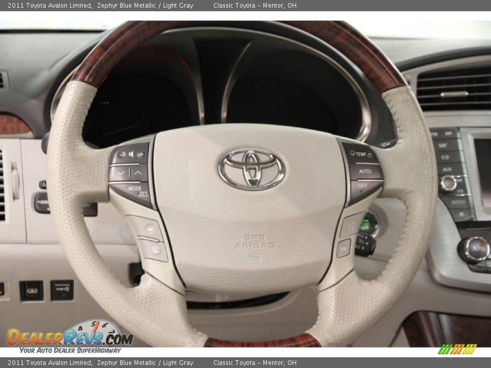 2011 Toyota Avalon Limited Zephyr Blue Metallic / Light Gray Photo #6