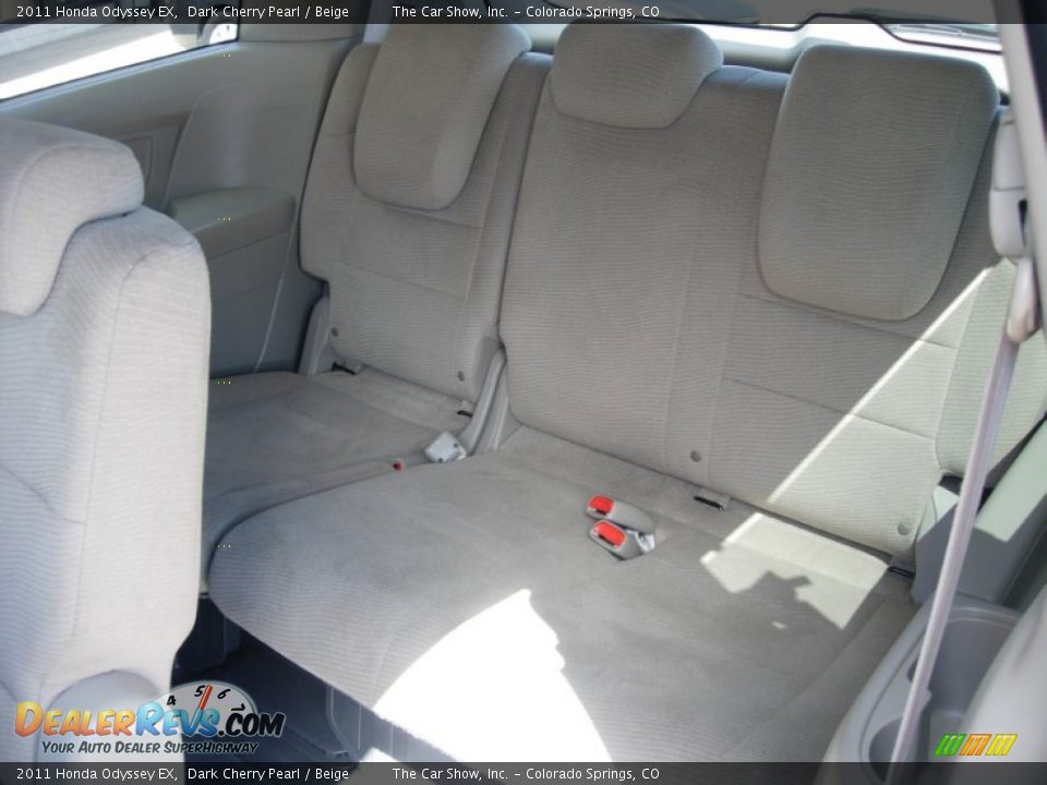 2011 Honda Odyssey EX Dark Cherry Pearl / Beige Photo #13