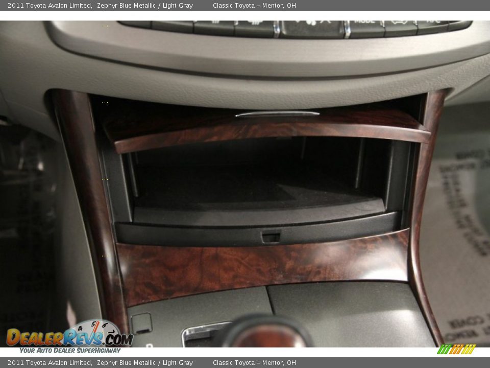 2011 Toyota Avalon Limited Zephyr Blue Metallic / Light Gray Photo #14