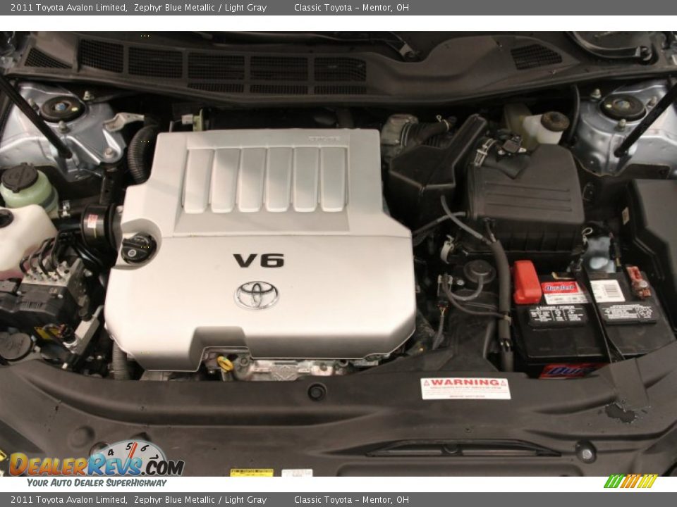 2011 Toyota Avalon Limited Zephyr Blue Metallic / Light Gray Photo #19