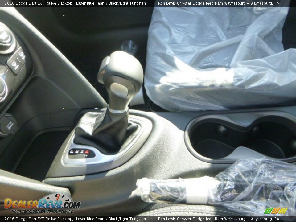 2016 Dodge Dart SXT Rallye Blacktop Laser Blue Pearl / Black/Light Tungsten Photo #19