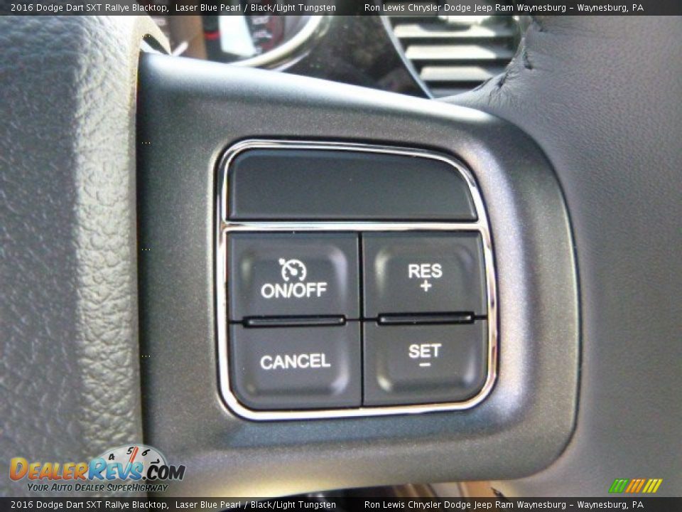 2016 Dodge Dart SXT Rallye Blacktop Laser Blue Pearl / Black/Light Tungsten Photo #20