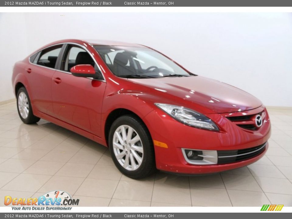 2012 Mazda MAZDA6 i Touring Sedan Fireglow Red / Black Photo #1