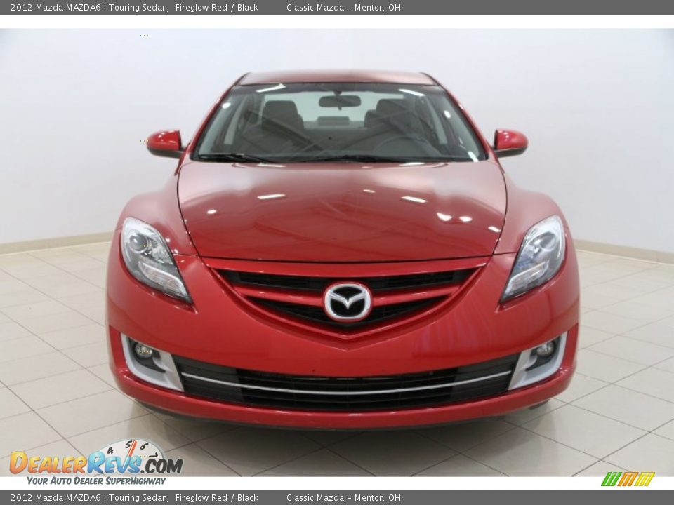 2012 Mazda MAZDA6 i Touring Sedan Fireglow Red / Black Photo #2