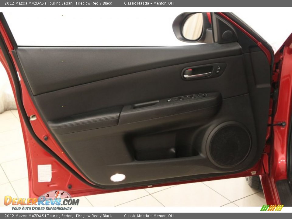 2012 Mazda MAZDA6 i Touring Sedan Fireglow Red / Black Photo #4