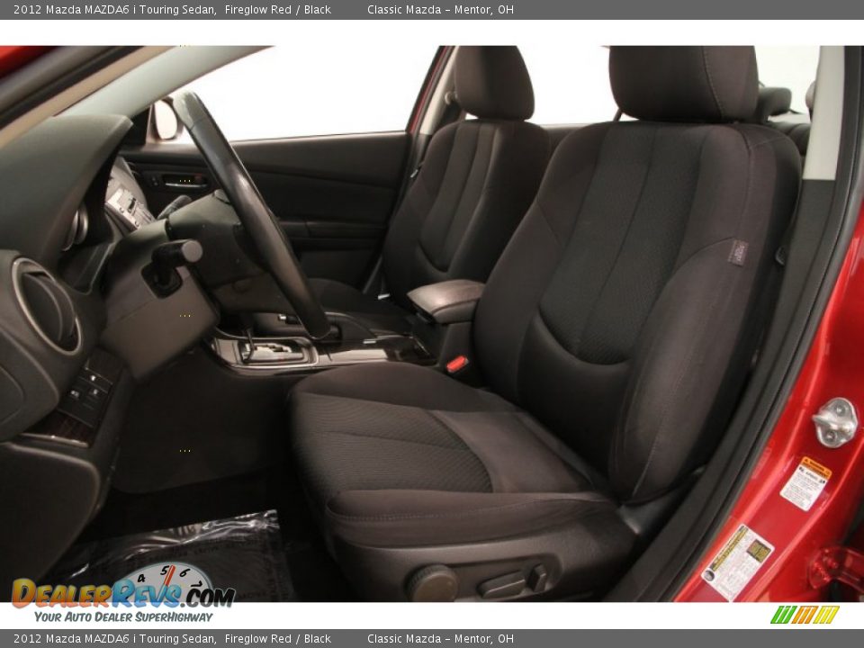 2012 Mazda MAZDA6 i Touring Sedan Fireglow Red / Black Photo #5