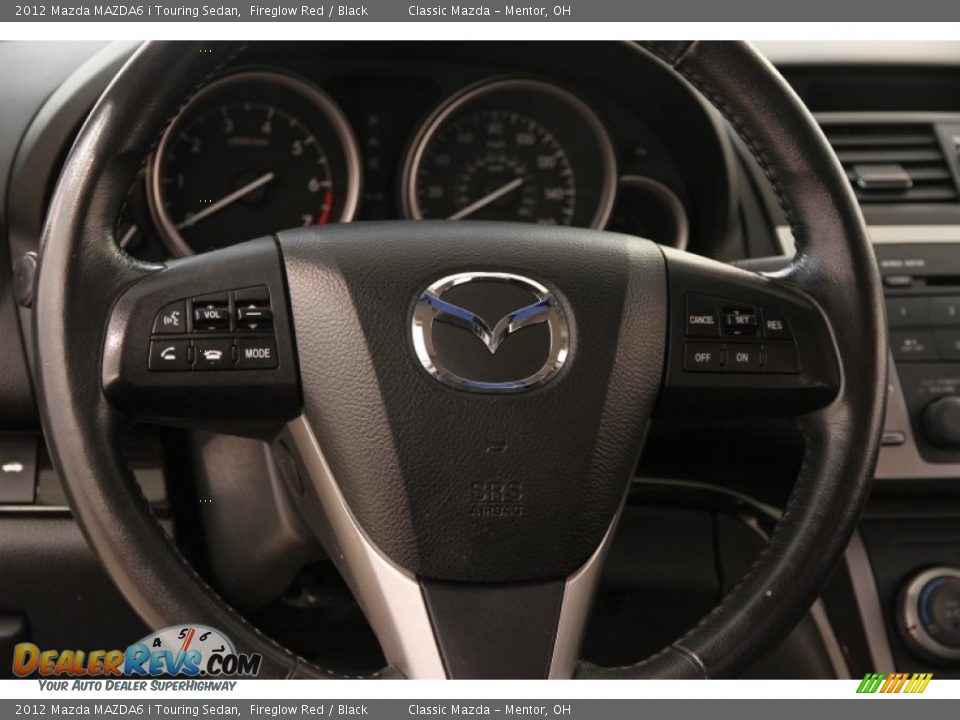 2012 Mazda MAZDA6 i Touring Sedan Fireglow Red / Black Photo #6