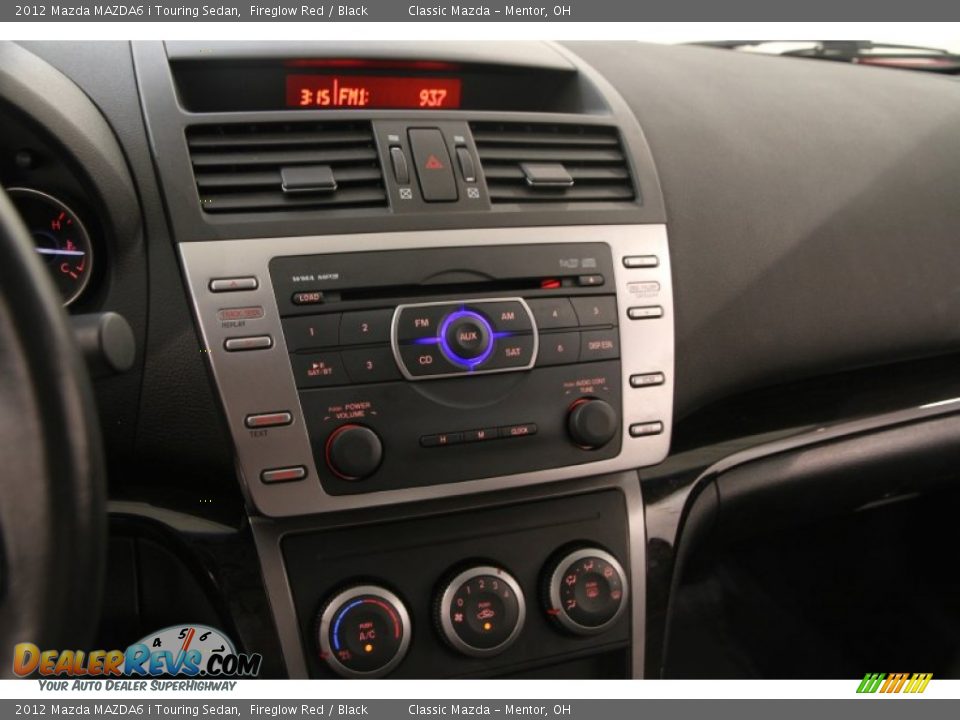 2012 Mazda MAZDA6 i Touring Sedan Fireglow Red / Black Photo #8