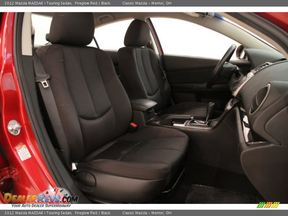 2012 Mazda MAZDA6 i Touring Sedan Fireglow Red / Black Photo #12