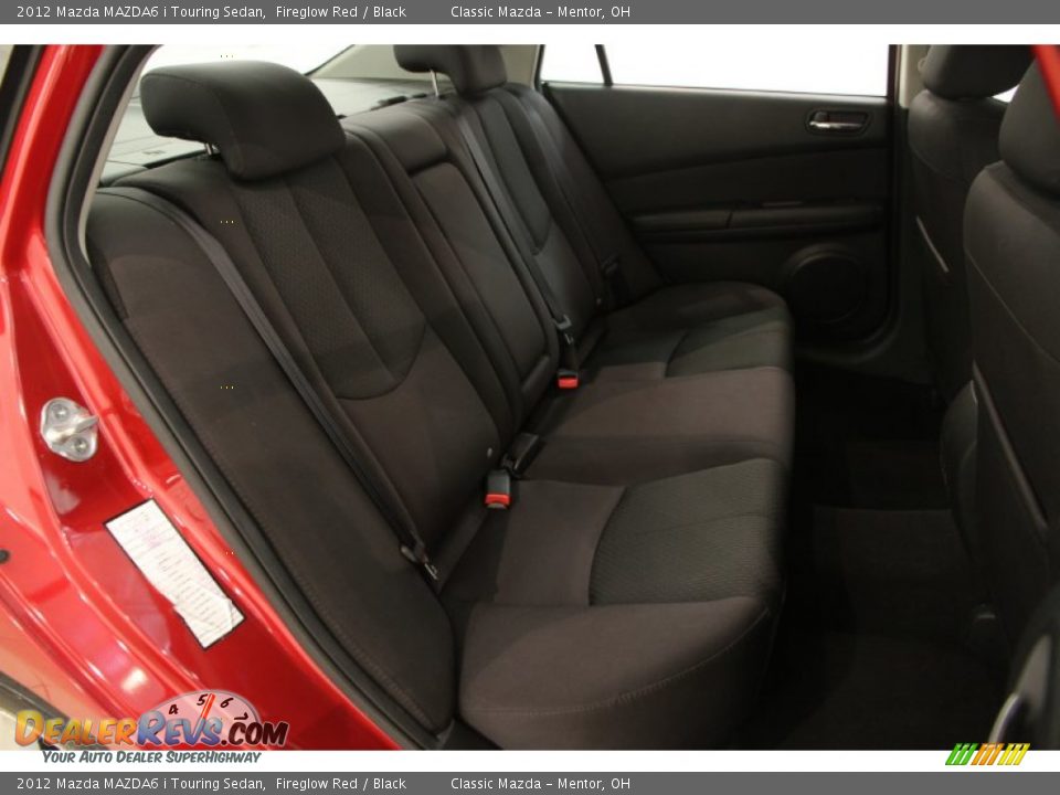 2012 Mazda MAZDA6 i Touring Sedan Fireglow Red / Black Photo #13