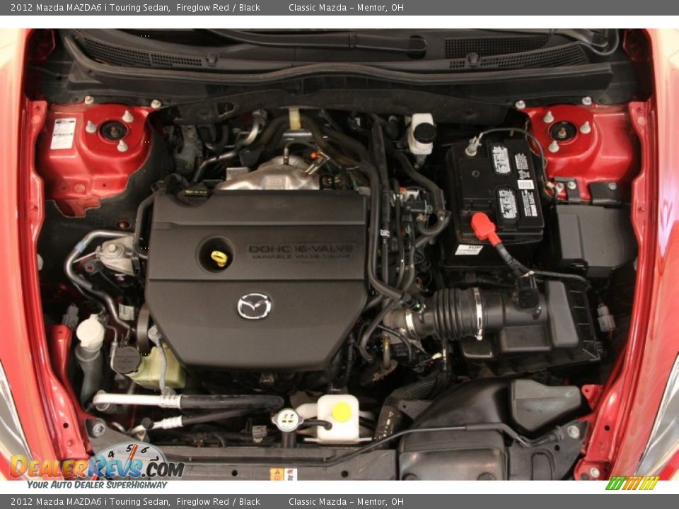 2012 Mazda MAZDA6 i Touring Sedan Fireglow Red / Black Photo #16