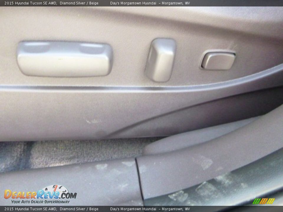 2015 Hyundai Tucson SE AWD Diamond Silver / Beige Photo #14