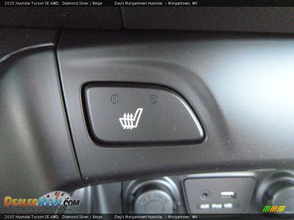 2015 Hyundai Tucson SE AWD Diamond Silver / Beige Photo #17