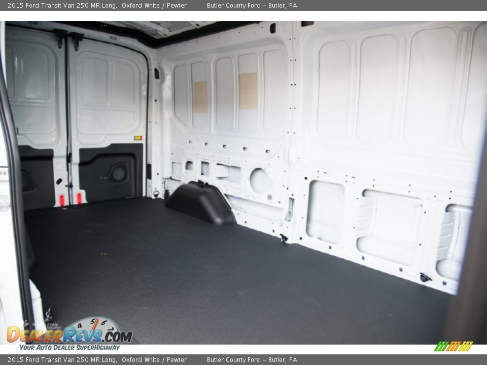 2015 Ford Transit Van 250 MR Long Oxford White / Pewter Photo #3