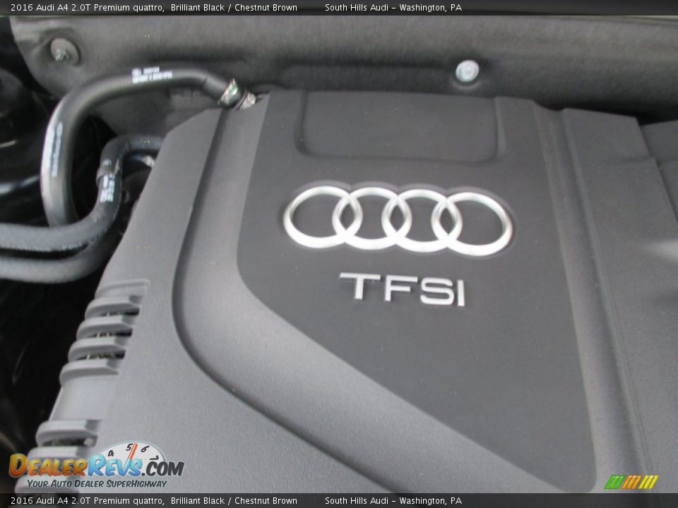 2016 Audi A4 2.0T Premium quattro Brilliant Black / Chestnut Brown Photo #17