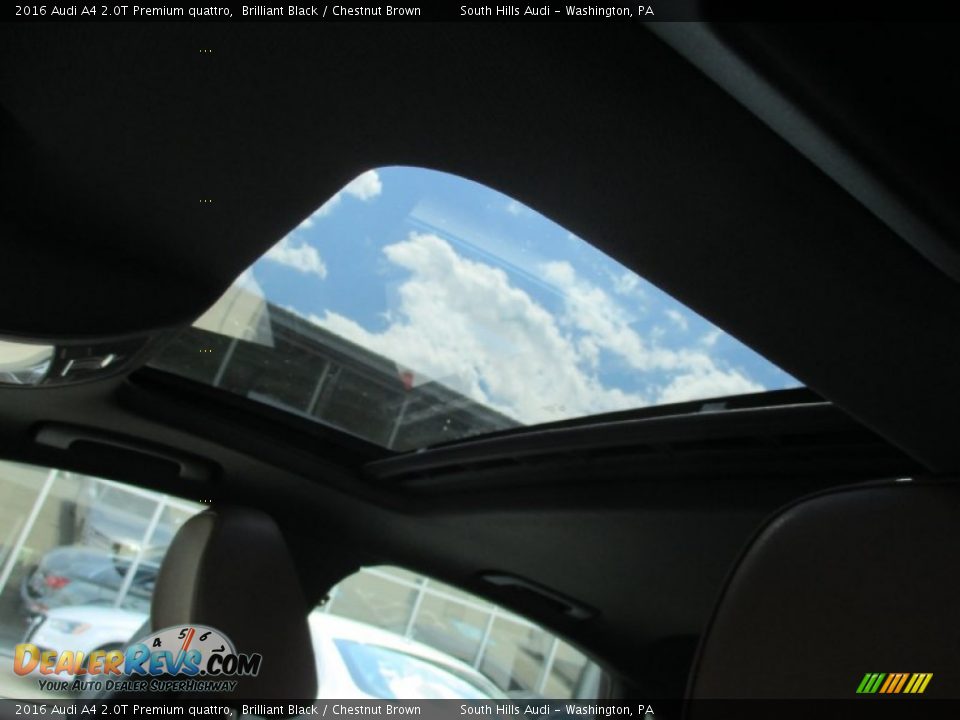 2016 Audi A4 2.0T Premium quattro Brilliant Black / Chestnut Brown Photo #19