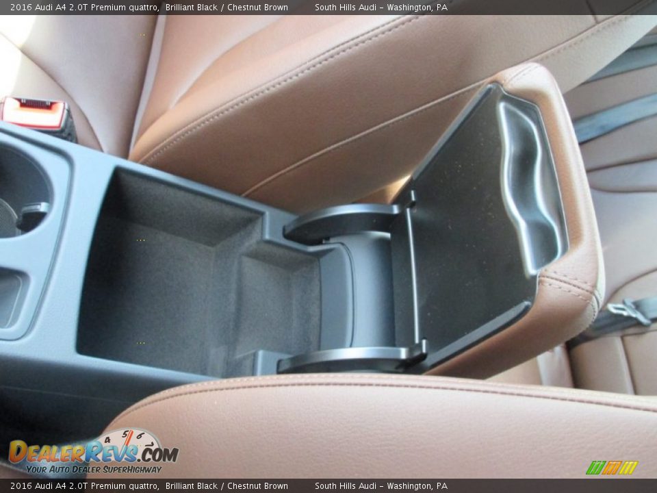 2016 Audi A4 2.0T Premium quattro Brilliant Black / Chestnut Brown Photo #26