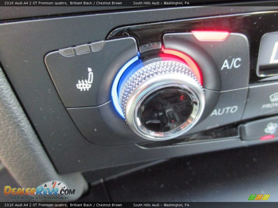 2016 Audi A4 2.0T Premium quattro Brilliant Black / Chestnut Brown Photo #28