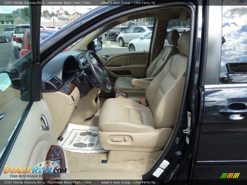2007 Honda Odyssey EX-L Nighthawk Black Pearl / Ivory Photo #11