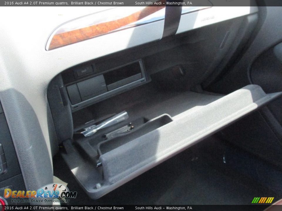 2016 Audi A4 2.0T Premium quattro Brilliant Black / Chestnut Brown Photo #32