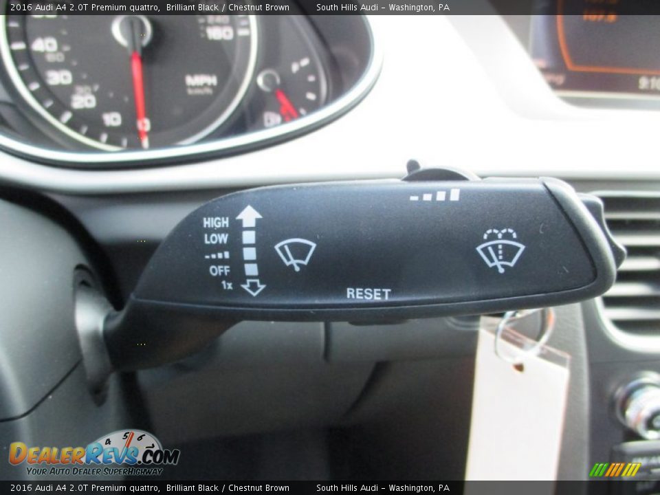 2016 Audi A4 2.0T Premium quattro Brilliant Black / Chestnut Brown Photo #34