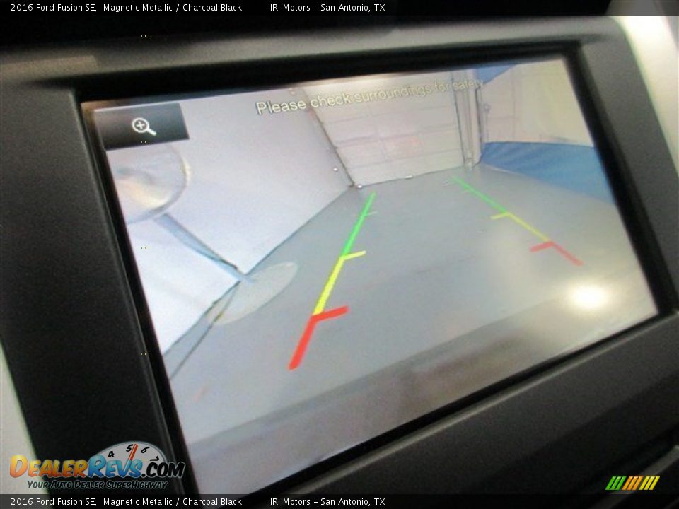 2016 Ford Fusion SE Magnetic Metallic / Charcoal Black Photo #16