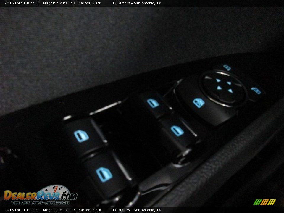 2016 Ford Fusion SE Magnetic Metallic / Charcoal Black Photo #20