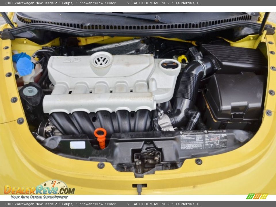 2007 Volkswagen New Beetle 2.5 Coupe 2.5 Liter DOHC 20 Valve 5 Cylinder Engine Photo #26