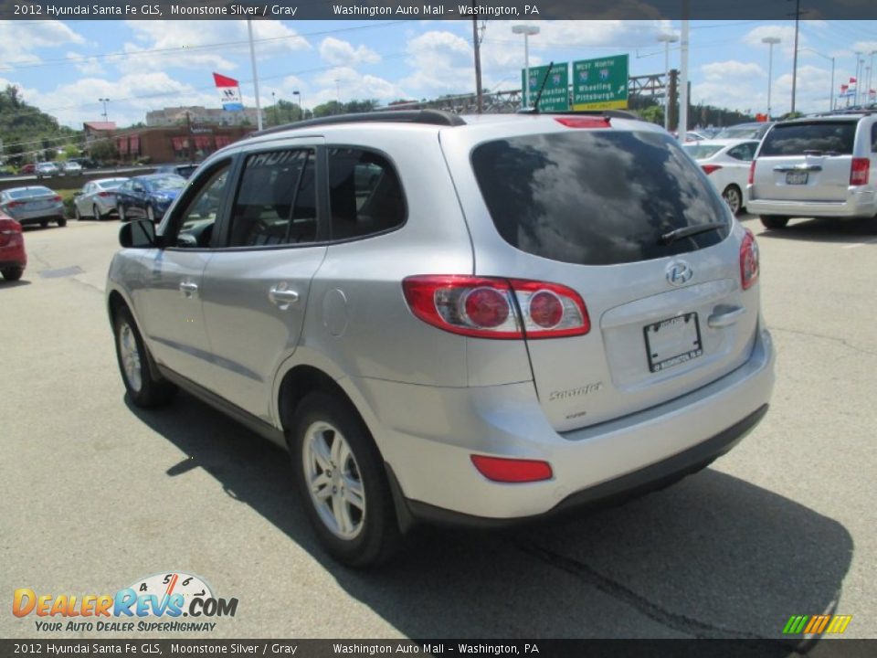 2012 Hyundai Santa Fe GLS Moonstone Silver / Gray Photo #5