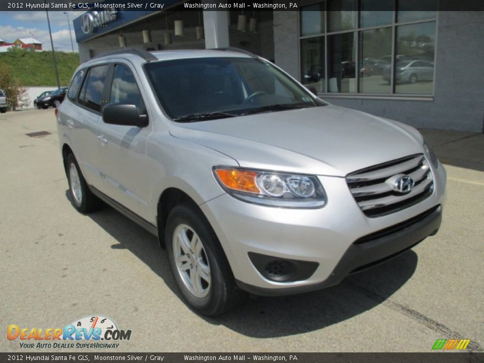 2012 Hyundai Santa Fe GLS Moonstone Silver / Gray Photo #9