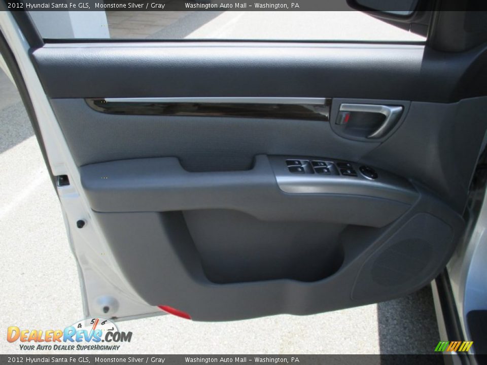 2012 Hyundai Santa Fe GLS Moonstone Silver / Gray Photo #10
