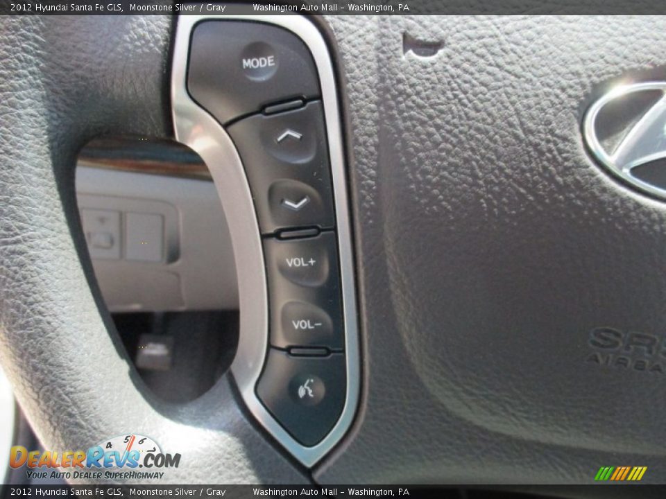 2012 Hyundai Santa Fe GLS Moonstone Silver / Gray Photo #18