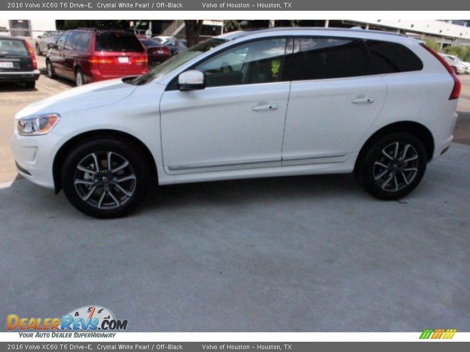 2016 Volvo XC60 T6 Drive-E Crystal White Pearl / Off-Black Photo #5
